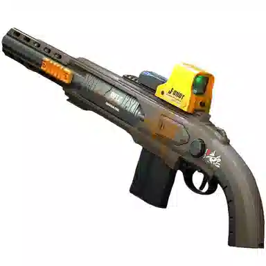 安可托 名将国潮系列 黄忠飞片软弹枪 金属配件套装模型 枪型玩具