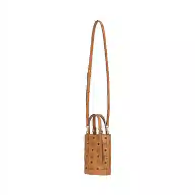 MCM Mini Cognac Tote