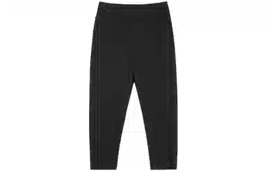 速写 纯色宽松休闲裤 男款 黑色