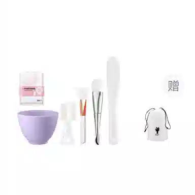 妮丽雅 硅胶面膜碗刷子加勺专用灌肤调配工具套装