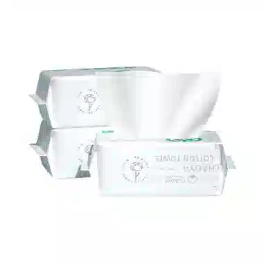 超亚 洗脸巾一次性全棉棉柔巾洁面洗面擦脸巾不掉毛