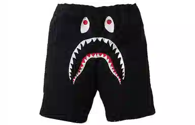 BAPE Shark Print Reversible Shorts
