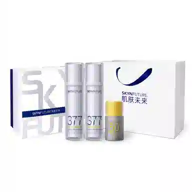 肌肤未来 防晒水乳二代护肤品礼盒套装 提亮淡痘印淡斑保湿美白滋润补水清洁防紫外线