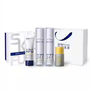 肌肤未来 防晒水乳二代护肤品礼盒套装 提亮淡痘印淡斑保湿美白滋润补水清洁防紫外线