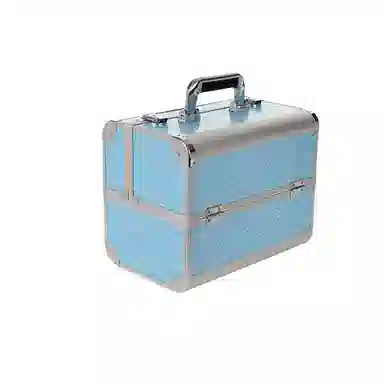 馨枕居 铝合金双层大容量化妆工具箱