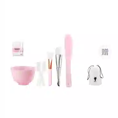 妮丽雅 硅胶面膜碗刷子加勺专用灌肤调配工具套装