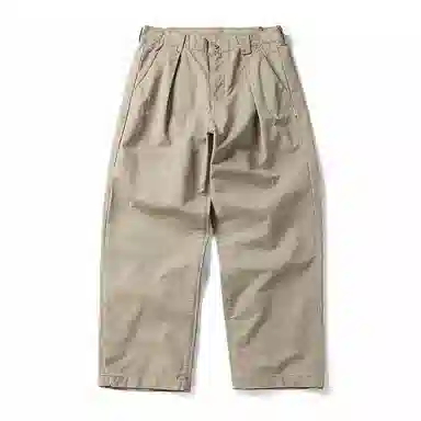 赞仕 美式复古重工水洗纯色直筒高街宽松休闲裤 男款