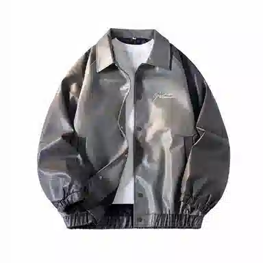 Red Dragonfly Retro Leather Jacket