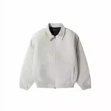 我是大卫 日系翻领高级感休闲轻熟风双拉链棉服 男女同款