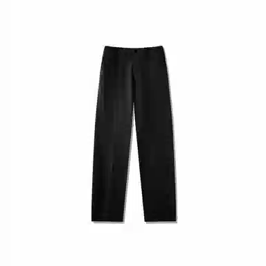 我是大卫 小开叉垂坠感宽松百搭纯色直筒小众设计感休闲裤 男女同款