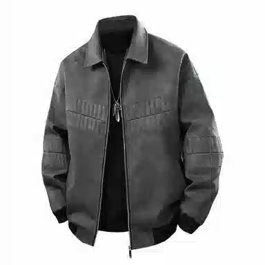 LISENPOK Vintage Leather Jacket