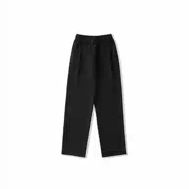 我是大卫 韩系基础款直筒阔腿裤透气慵懒感宽松休闲裤 男女同款