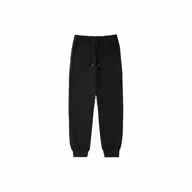 我是大卫 基础简约纯色系带韩系直筒宽松束脚休闲裤 男女同款