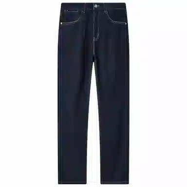 九牧王男裤专家 轻盈舒适透气速干修饰腿型中腰设计牛仔裤 男款 深蓝