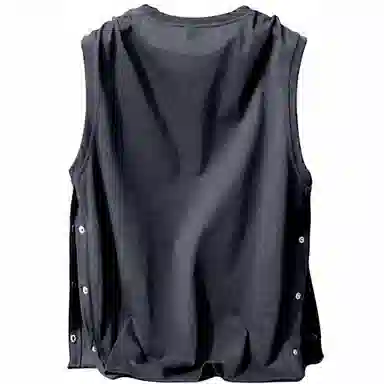 大卫贝肯 美式高街潮流百搭原创字母印花宽松设计运动无袖背心 男女同款