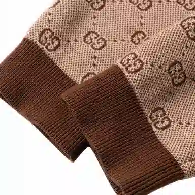 Gucci Jacquard Knit Bomber Jacket