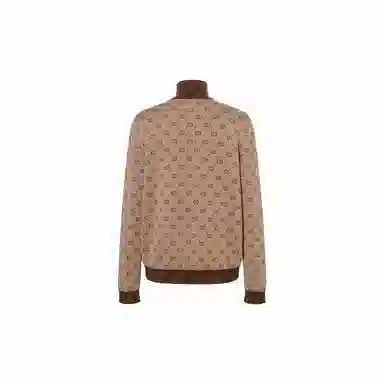Gucci Jacquard Knit Bomber Jacket