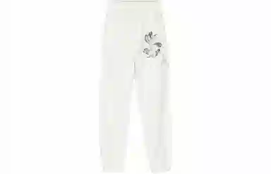 Y-3 adidas Elastic Waist Loose Pants White