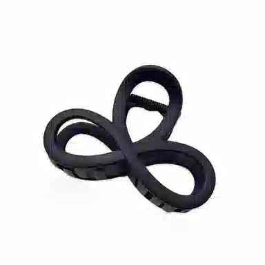 蒙妮 简约高级感八字镂空 亚克力 发夹 男女同款情侣款