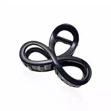 蒙妮 简约高级感八字镂空 亚克力 发夹 男女同款情侣款