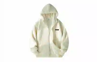 大卫贝肯 高街美式学院风宽松休闲加绒加厚外套学生连帽保暖羊羔绒棉服 男女同款