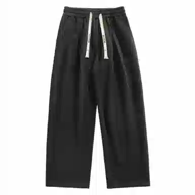 大卫贝肯 美式高街基础款简约字母潮流运动宽松时尚百搭休闲裤 男女同款