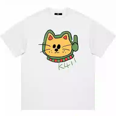 K411 Vintage Cartoon Logo T-Shirt