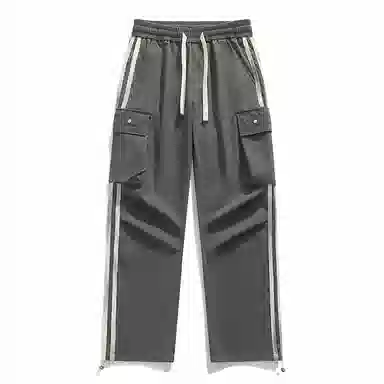 国际米兰足球俱乐部 伞兵多口袋休闲直筒宽松工装裤 男女同款