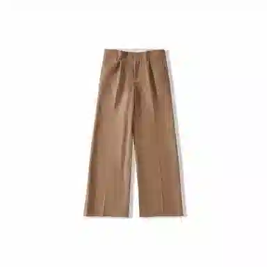 我是大卫 简约基础垂坠感阔腿宽松百搭西裤直筒休闲裤 男女同款