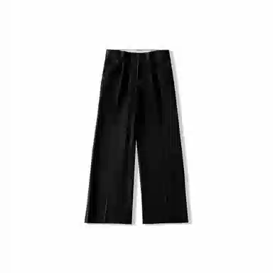 我是大卫 简约基础垂坠感阔腿宽松百搭西裤直筒休闲裤 男女同款