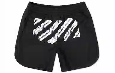 OFF-WHITE Mesh Shorts Black