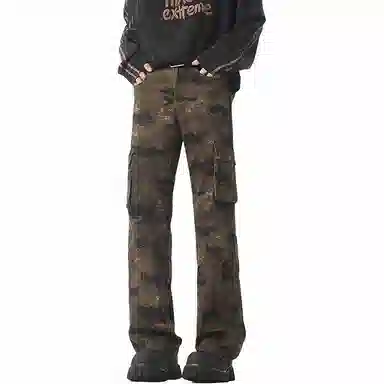 POLAR BEAR Camo Cargo Jeans