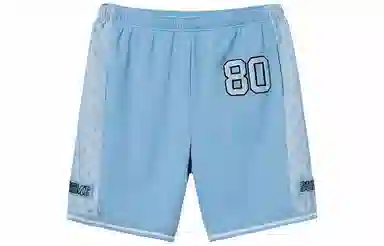 Supreme SS18 Monogram Short Columbia Blue