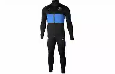 Jordan 19-20 PSG Fourth Away Warm-Up Set Men's Black