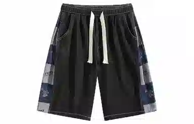 FIDO DIDO Retro Checkered Denim Shorts