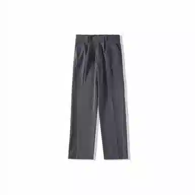 我是大卫 复古纯色宽松直筒基础西裤纯色阔腿裤休闲裤 男款