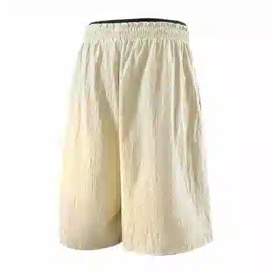 兰缪 基础款简约轻便通勤日常舒适美式复古百搭户外宽松运动休闲短裤 男女同款