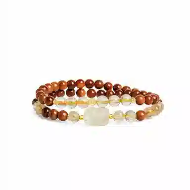 木盛缘 【女朋友和妈妈的水晶貔貅】新中式复古风招财进宝八方来财小众寓意好转运暴富盘玩解压文玩好运 库克 菩提手串 男女同款情侣款