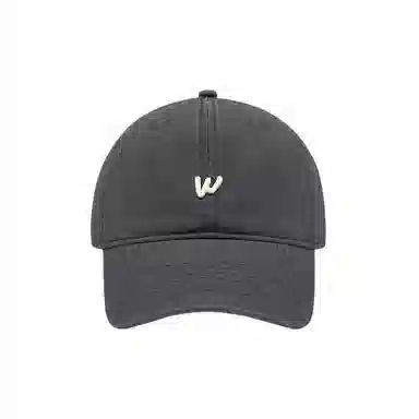 艾佳微 街头软顶字母刺绣简约百搭休闲运动显脸小 棉 鸭舌帽 男女同款情侣款