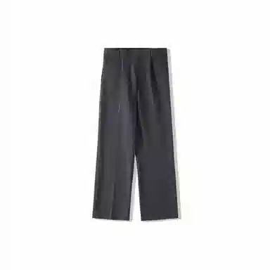 我是大卫 基础款宽松直筒纯色阔腿裤潮牌休闲裤 男女同款