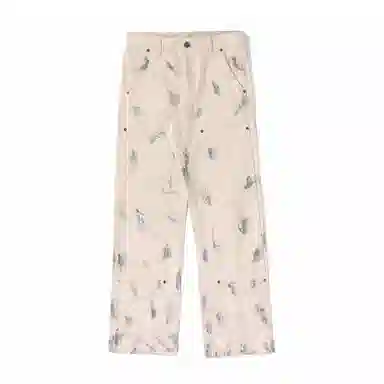 STRANGER LAB Vintage Fluorescent Ink Jeans