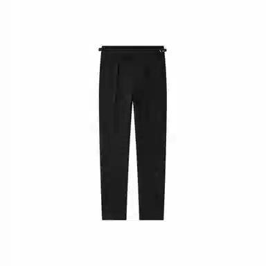 九牧王男裤专家 修身微弹高腰纯色西装裤 男款 黑色