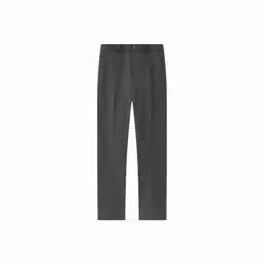 九牧王男裤专家 纯色直筒中腰百搭西装裤 男款