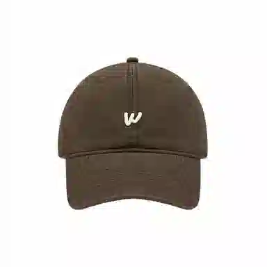 艾佳微 街头软顶字母刺绣简约百搭休闲运动显脸小 棉 鸭舌帽 男女同款情侣款