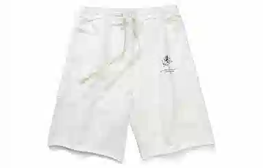 xVESSEL Straight Fit Shorts White