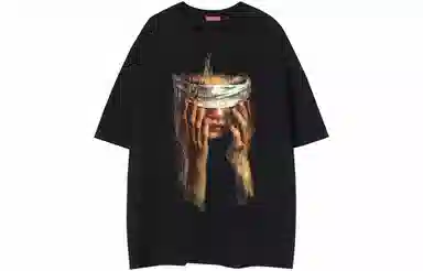 REXSHION Vintage Streetwear Painted T-Shirt