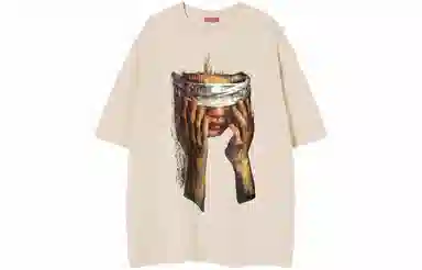 REXSHION Vintage Streetwear Painted T-Shirt