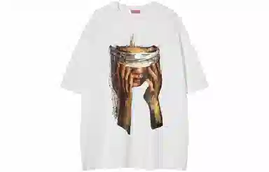 REXSHION Vintage Streetwear Painted T-Shirt