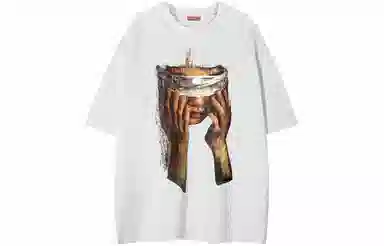REXSHION Vintage Streetwear Painted T-Shirt