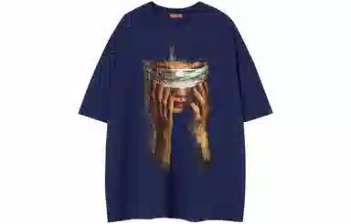 REXSHION Vintage Streetwear Painted T-Shirt